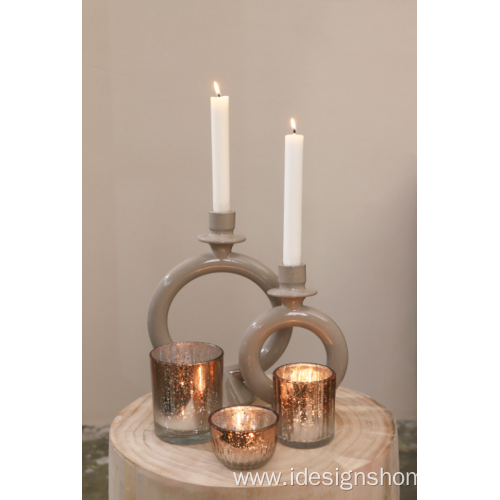 White Candlestick Holders For Home Decoration